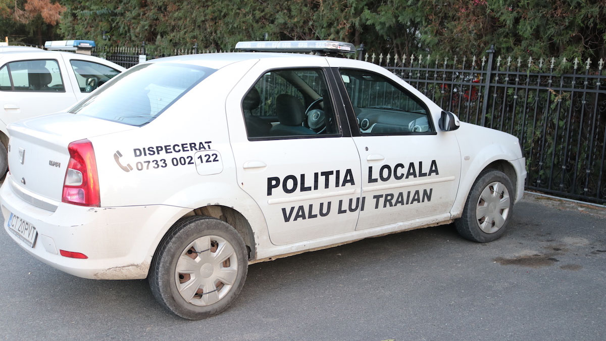 Poliția Locală Valu lui Traian. FOTO Adrian Boioglu / Valureni.ro