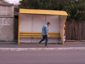 Stație de autobuz din Valu lui Traian. FOTO Adrian Boioglu / Valureni.ro