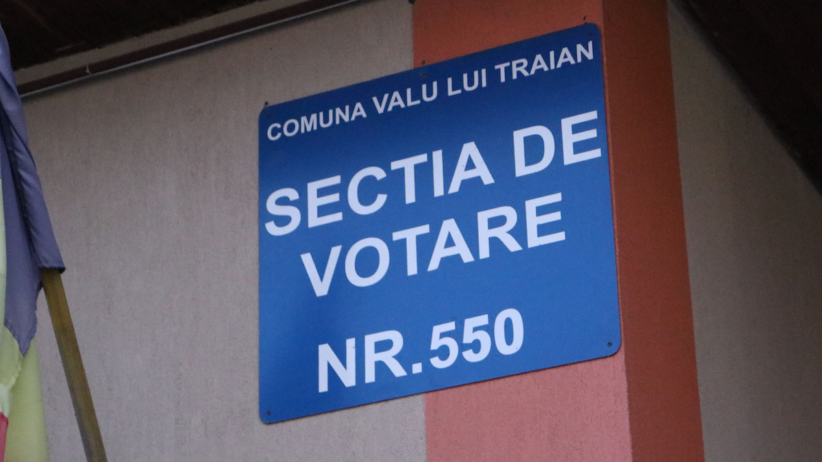 Secție de Votare din Valu lui Traian. FOTO Adrian Boioglu / Valureni.ro