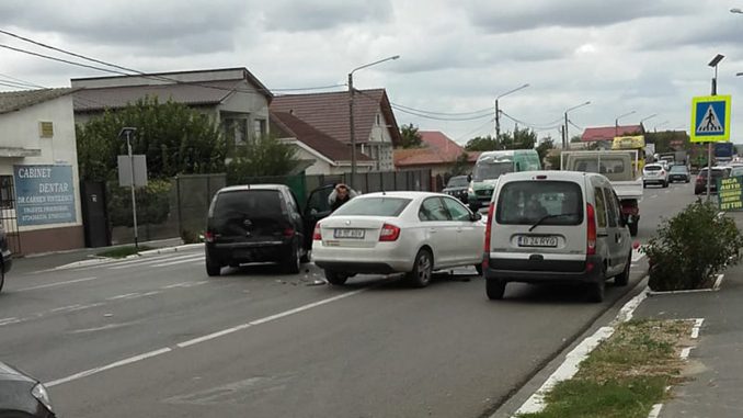 Accident în Valu lui Traian. FOTO Roxana Elena N.