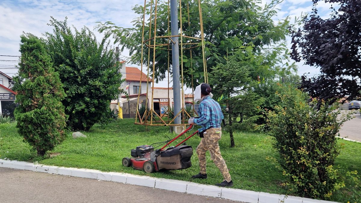 Lucrări efectuate de Serviciul de Gospodărie Comunală. FOTO Serviciul de Gospodărie Comunală.