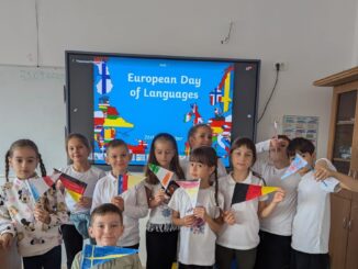 Elevii Școlii Gimnaziale „Vam. Ioan Murgescu” au sărbătorit Ziua Europeană a Limbilor prin activități creative. FOTO Facebook Școala Viceamiral Ioan Murgescu