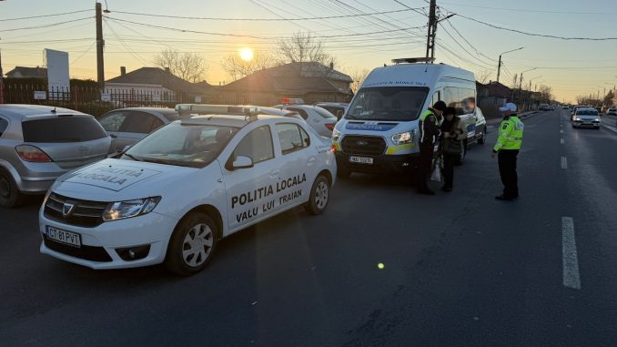 Acțiune de prevenire a Poliției Locale Valu lui Traian. FOTO PLVT