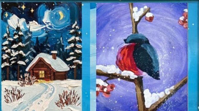 expozitie de picturi realizate de copii